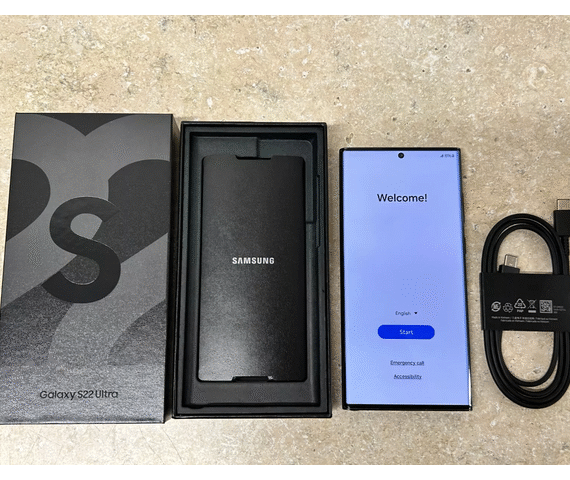 Boxed Samsung Galaxy S22 Ultra
